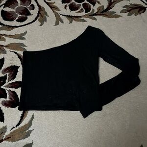 Hollister One Shoulder Sparkly Top